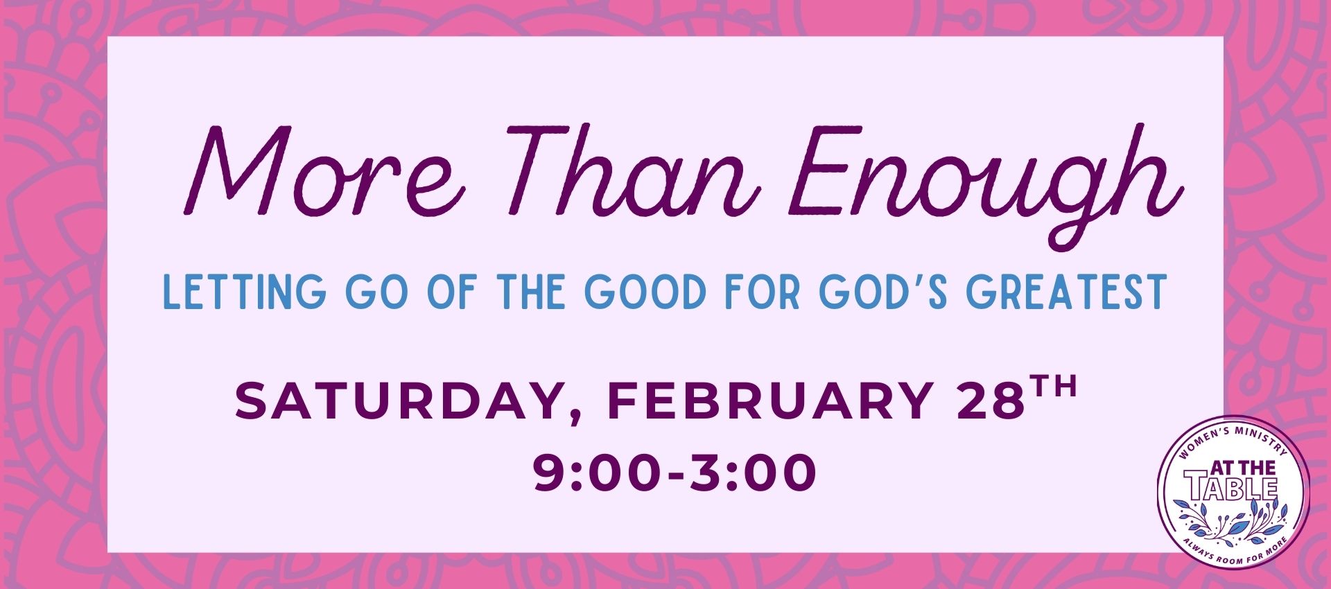 Womens More than Enough